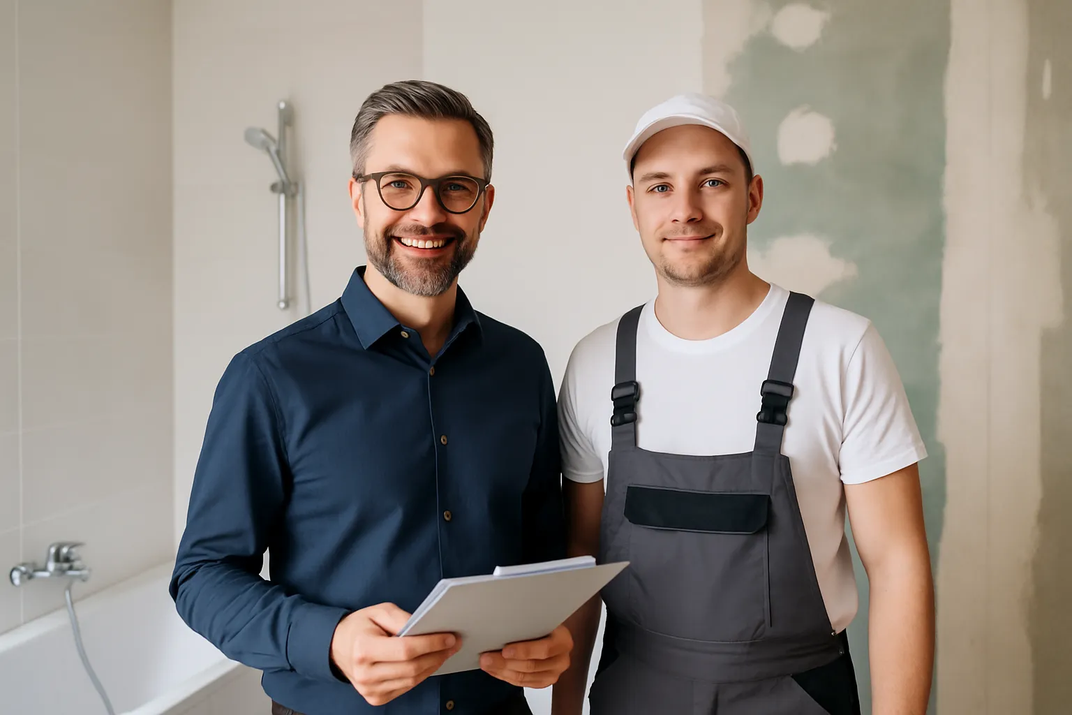 Badsanierung Projektkoordination: Alle Gewerke aus einer Hand