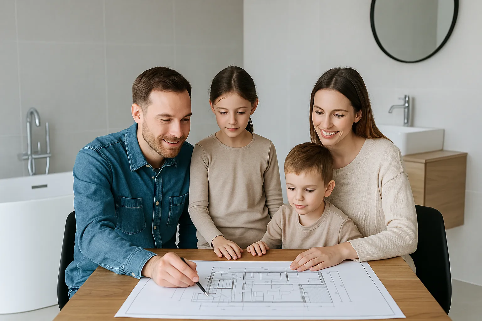 Familienbad planen: Unser Prozess für funktionale Bäder