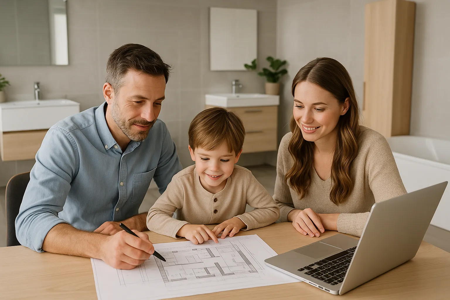 Familienbad planen: Unser Prozess für funktionale Bäder